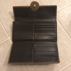 Coach leather wallet